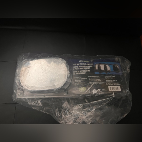 Fit System 3891 Deluxe Universal Clip-on Trailer Towing Mirror.  New - Picture 4 of 7